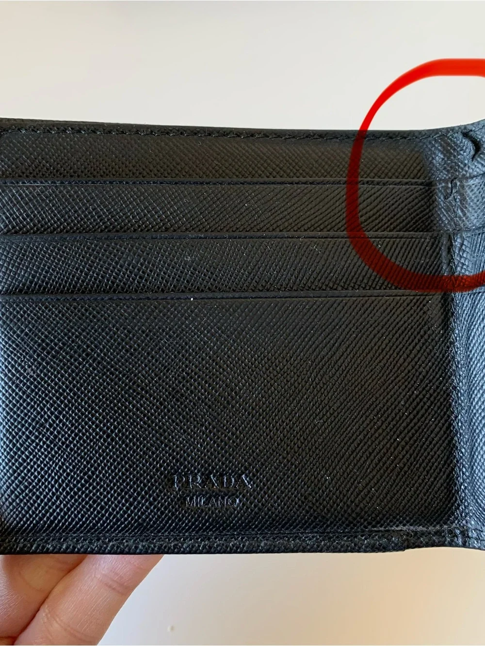 Prada Men’s Saffiano Leather Wallet